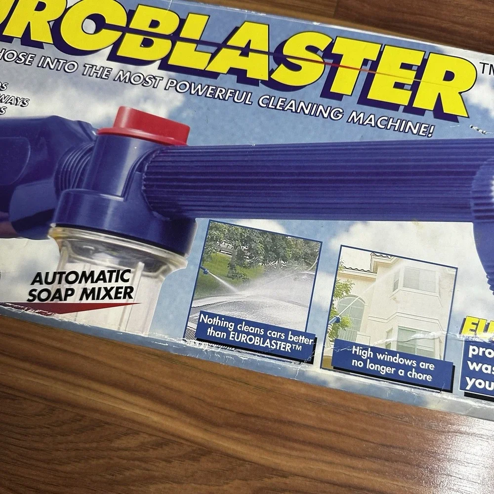 Emson Euroblaster 5 Jet Garden Hose Super Washer Cleaner Vintage 1996 NOS New